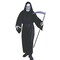 Adults Grave Reaper Halloween Costume Hooded Robe Skeleton Mask Gloves Outfit